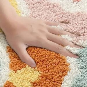 Tapis de bain fleur